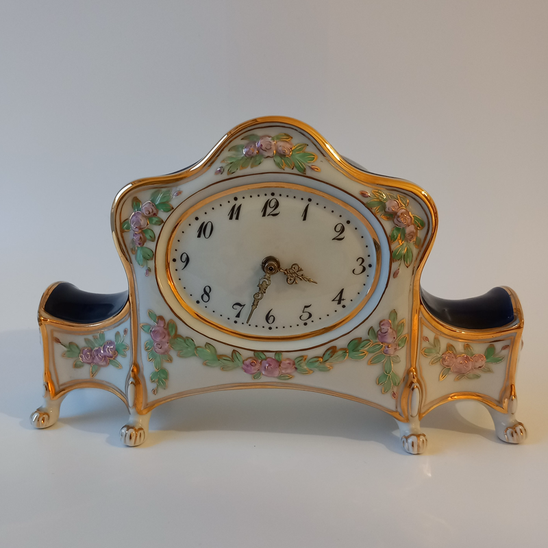 Zegar Kominkowy Royal Dux Bohemia